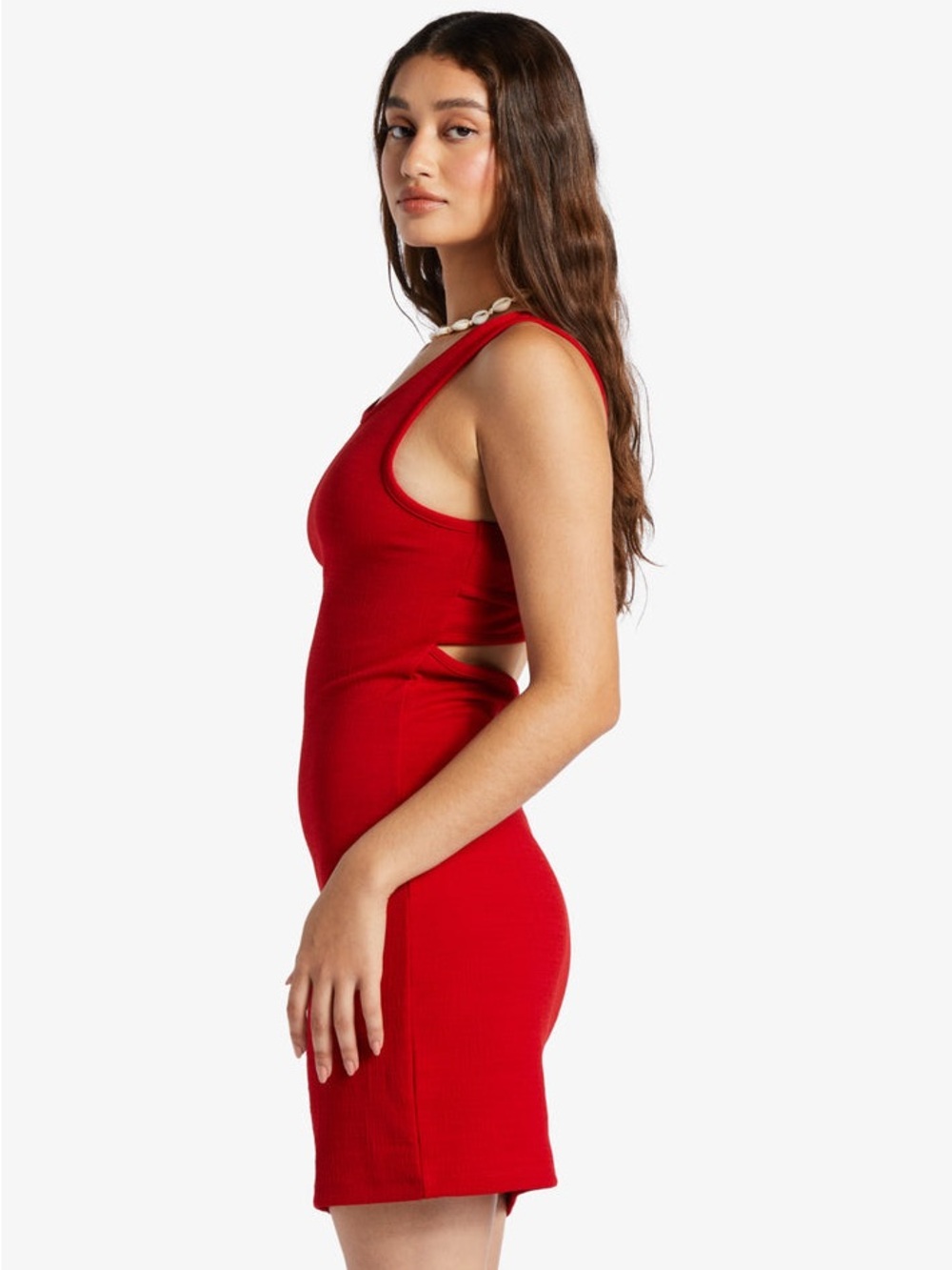Roxy Red Racerback Bodycon Dress - Picture 2 of 8